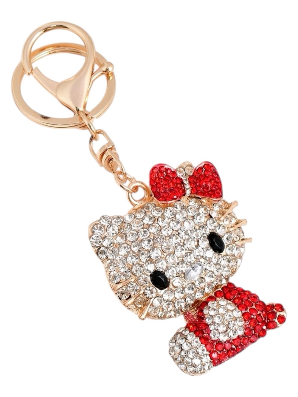Hello Kitty Crystal Bag Charm & Keychain
